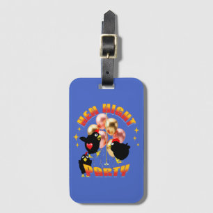 Funny Hen Night Party Chickens Design Luggage Tag