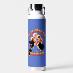 Funny Hen Night Party Chickens Design Water Bottle