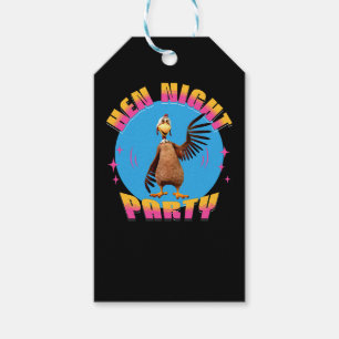 Funny Hens Night Chicken Party Humour Gift Tags