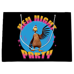 Funny Hens Night Chicken Party Humour Large Gift Bag