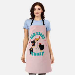 Funny Hens Night Party Funny Chicken  Apron
