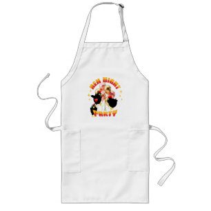 Funny Hens Night Party Funny Chicken  Long Apron