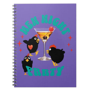 Funny Hens Night Party Funny Chicken  Notebook