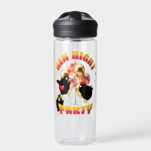 Funny Hens Night Party Funny Chicken  Water Bottle