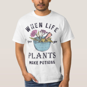Funny Herbalist and Apothecarist Puns Make Potions T-Shirt