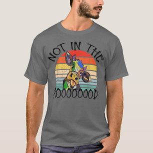Funny Highland Cow Bandanna Not In The Mood Wester T-Shirt