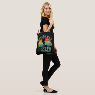 Funny Hiking Dad Like A Regular Dad Hiking Tote Bag