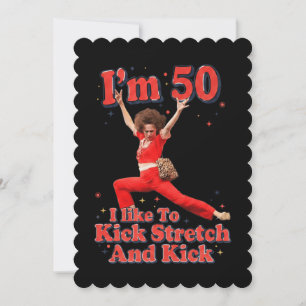 Funny Hiking Quote: I Hike To Kick Stretch and Kic Holiday Card