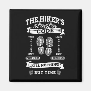 Funny Hiking Wanderlust Climbing Byckpacking Magnet