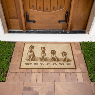 Funny Hilarious Bulldogs Personalised Doormat