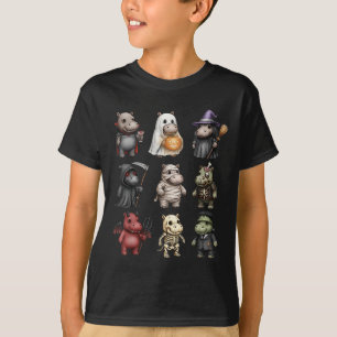 Funny Hip Ghost Witch Zombie Halloween Costume Boy T-Shirt