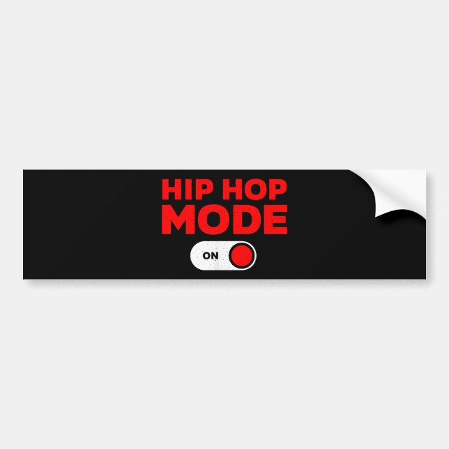 Funny Hip Hop Design For Men Women 90s Hip Hop Dan Bumper Sticker (Front)