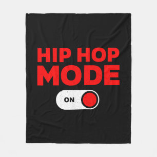 Funny Hip Hop Design For Men Women 90s Hip Hop Dan Fleece Blanket