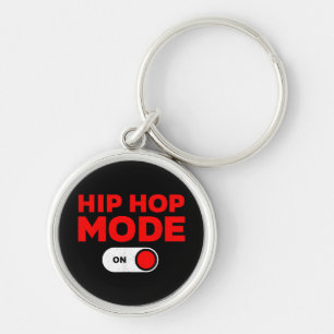 Funny Hip Hop Design For Men Women 90s Hip Hop Dan Key Ring