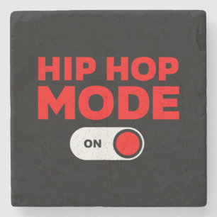 Funny Hip Hop Design For Men Women 90s Hip Hop Dan Stone Coaster