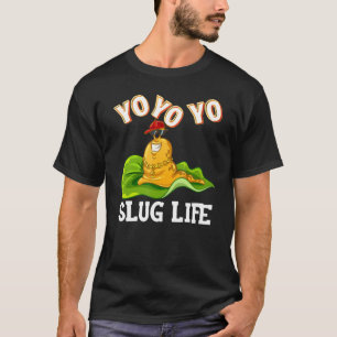 Funny Hip Hop Gangster Slug Life Gardener Gag T-Shirt