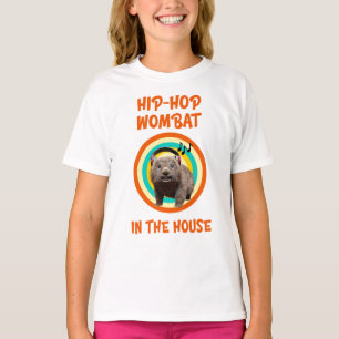 Funny Hip-hop Wombat in the House T-Shirt
