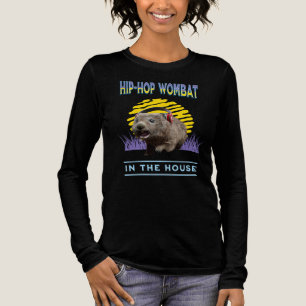 Funny Hip Hop Wombat Music Humour Tri-Blend Shirt