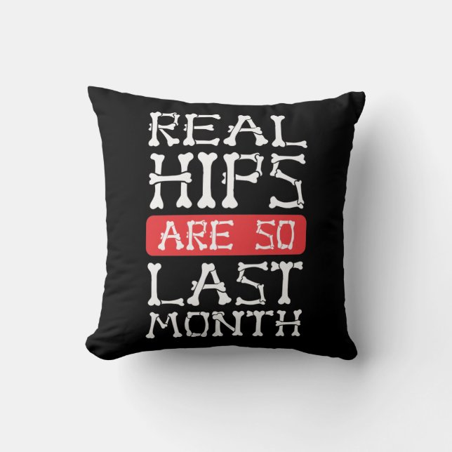 Funny Hip Replacement Bones Surgery Recovery Cushion (Front)