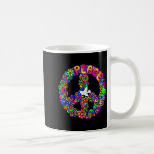Funny Hipe Flower Wer Peace Sign Tee Coffee Mug