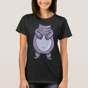 Funny Hippo Body Headless Halloween Mammal Costume T-Shirt
