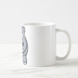 Funny hippopotamus coffee mug