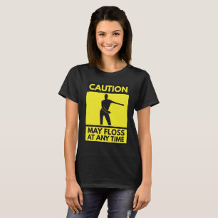Funny Hipster Floss Flossing Dance Dancing Trendy T-Shirt