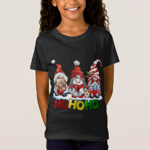 Funny Ho-Ho Gnomes Merry Christmas Family Matching T-Shirt