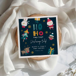 Funny 'Ho Ho Holy Crap' Christmas Baby Shower Napkin<br><div class="desc">Funny 'HO HO Holy Crap,  We're having a Baby!' Christmas Couples Baby Shower Napkins. Matching items available.</div>