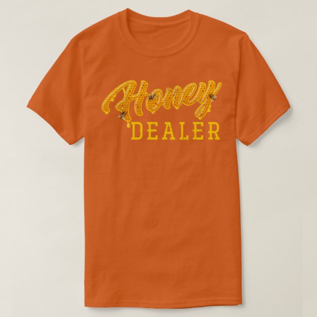 Funny Hobby Gift Honey Bees Beekeeper T-Shirt (Design Front)