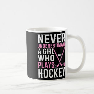 Funny Hockey Art For Girls Women Field Hockey Play Coffee Mug