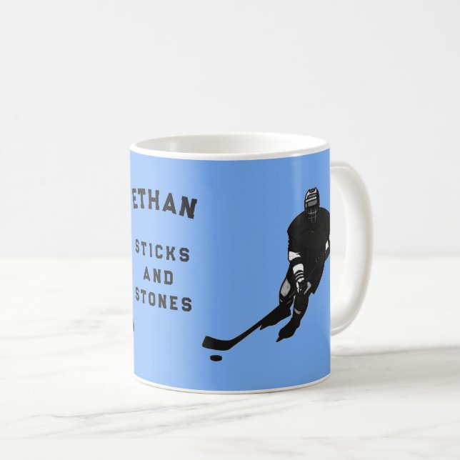 Funny Hockey Coffee Mug (Front Right)