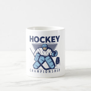 Funny hockey coffee mug