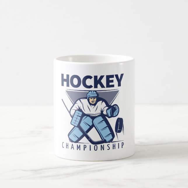 Funny hockey coffee mug (Center)