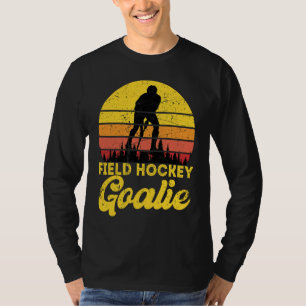 Funny Hockey Field Hockey Goalie Retro Vintage 70' T-Shirt