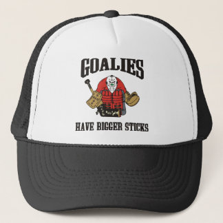 Funny Hockey Goalie Trucker Hat