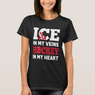 Funny Hockey Graphic For Women And Men Hockey Pla T-Shirt