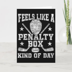 Funny Hockey Humor Hockey Puns Hockey Dad Joke Fat Card
