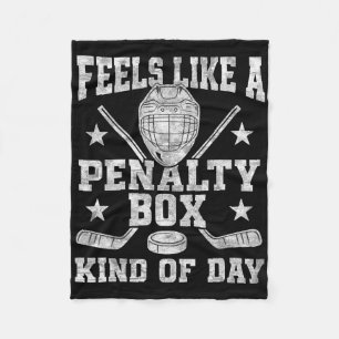 Funny Hockey Humor Hockey Puns Hockey Dad Joke Fat Fleece Blanket