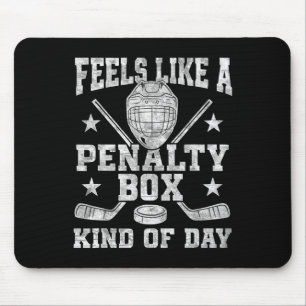 Funny Hockey Humor Hockey Puns Hockey Dad Joke Fat Mouse Pad