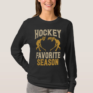 Funny Hockey Is My favorite Season Vintage Ice Hoc T-Shirt