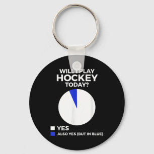 Funny Hockey  Key Ring