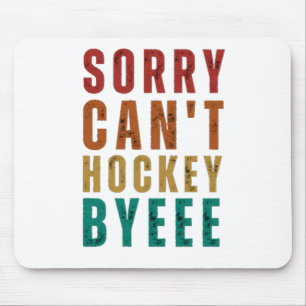 Funny Hockey Mouse Pad