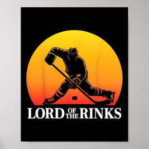 Funny Hockey Player Rink Pun  Poster