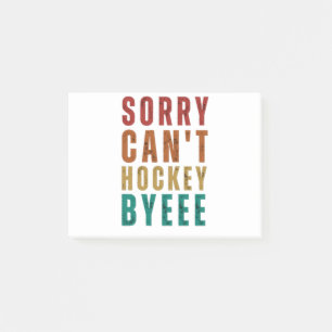 Funny Hockey Post-it Notes