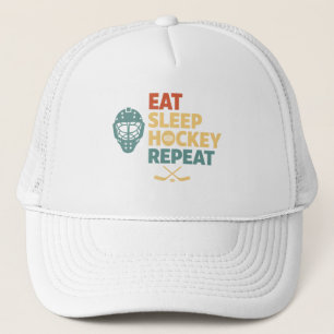 Funny Hockey Qoute Trucker Hat