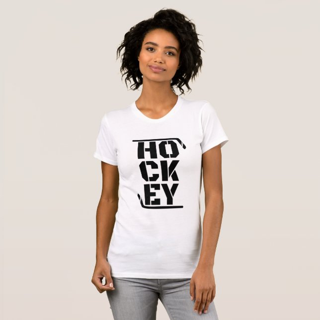 Funny Hockey       T-Shirt (Front Full)