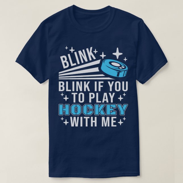Funny Hockey  T-Shirt (Design Front)