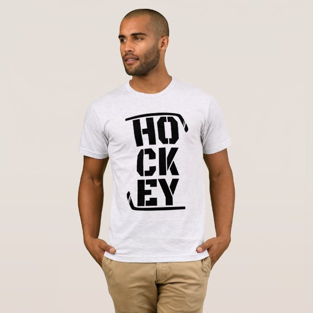 Funny Hockey  T-Shirt (Front Full)