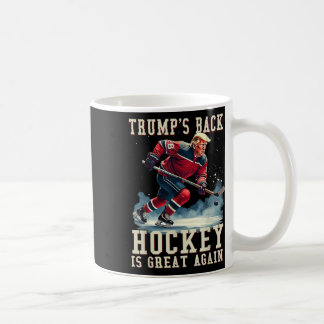 Funny Hockey Trump Player Cool Vintage Ice Hockey Coffee Mug